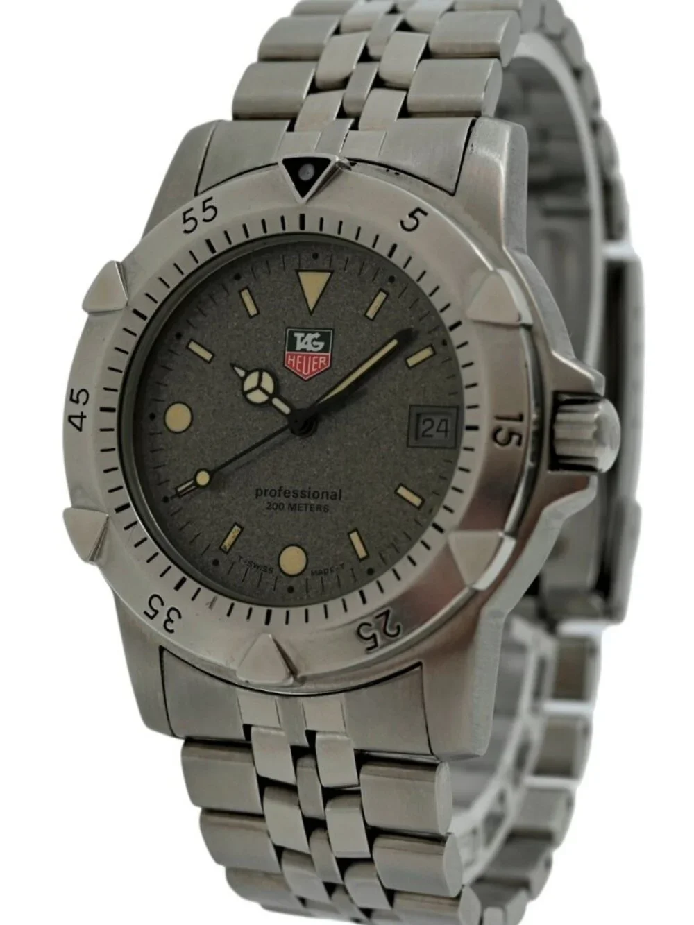 Tag Heuer 40mm Men's Jumbo Granite Rock Dial 1500 Series Watch! Ref: 959.706 G!